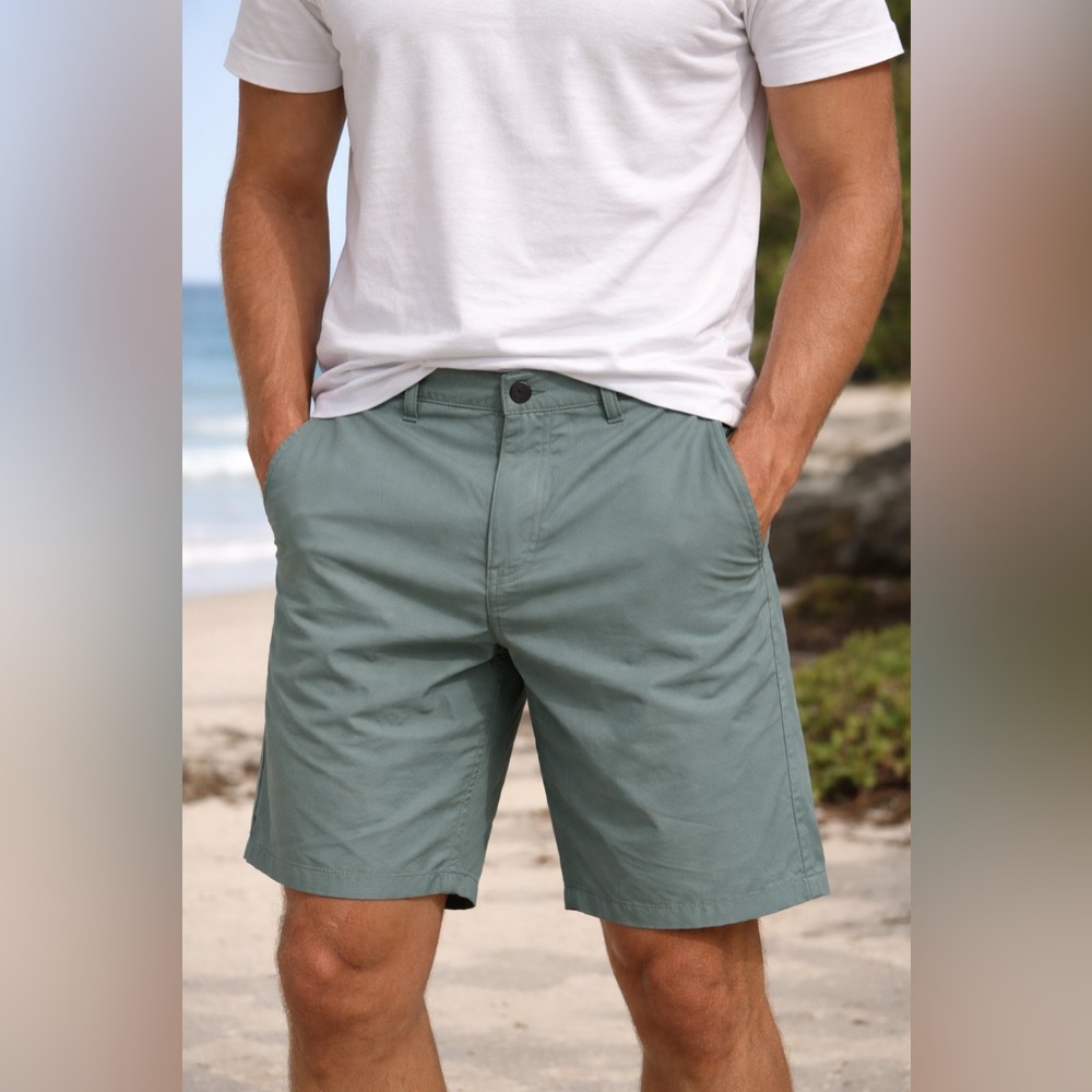 Hurley Men's Hybrid Walk Shorts Stetch Quick Dry Green Cilantro size 32
